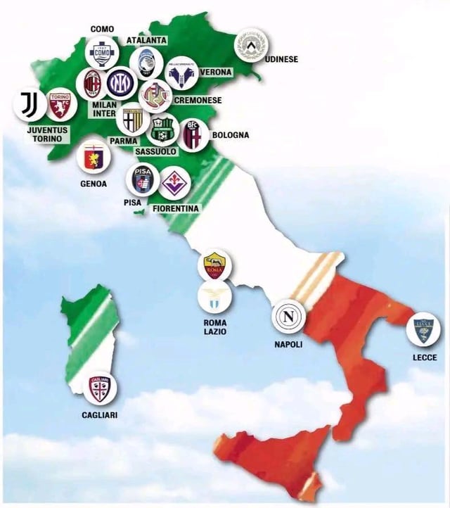 r/soccer - COMO ATALANTA COMO TORINO JV JUVENTUS TORINO MILAN INTER H UDINESE VERONA CREMONESE BFC BOLOGNA PARMA SASSUOLO PISA GENOA PISA FIORENTINA CAGLIARI CAGLIARI ROMA (N ROMA LAZIO LLCCL NAPOLI LECCE