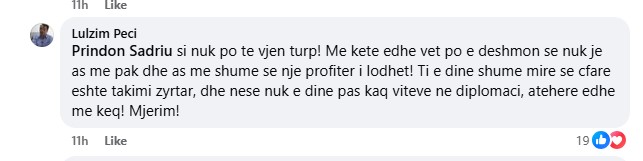 “Mos rrej”, “Si nuk të vjen turp”- Eskalon përplasja mes Lulzim Pecit e Prindon Sadriut - Insajderi - LP