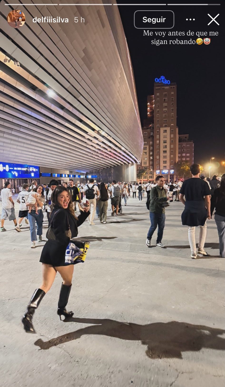 Delfina Silva, mujer de Santiago Mouriño: "Me voy del Bernabéu antes de que me sigan robando"