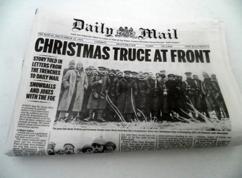 Pse “Armëpushimi i Krishtlindjeve” është miti më i madh i futbollit gjatë  Luftës së Parë Botërore - Telegrafi