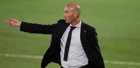 Zidane, durante su etapa en el Real Madrid