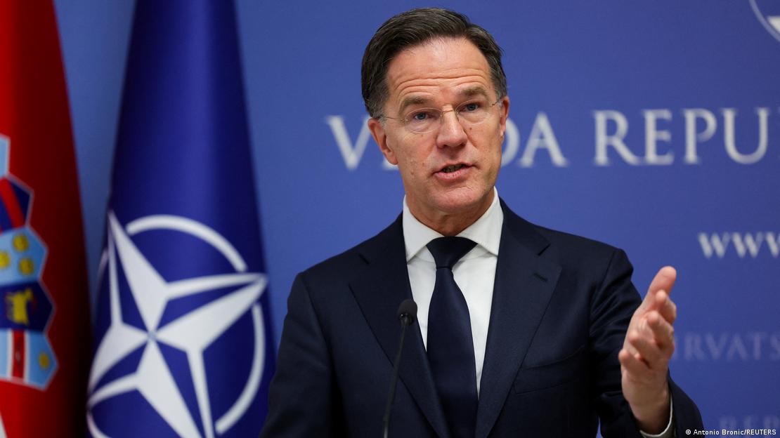 Sekretari i Përgjithshëm i NATO-s, Mark Rutte duke folur