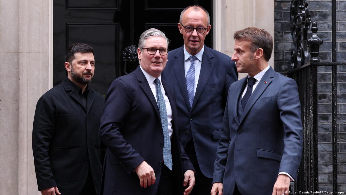 Londër 2025 | Takimi Selenskyj, Starmer, Merz dhe Macron 