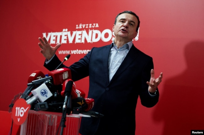 Kreu i LVV-së, Albin Kurti, ka thënë se llogarit në bashkëpunimin e opozitës për fondet e huaja.