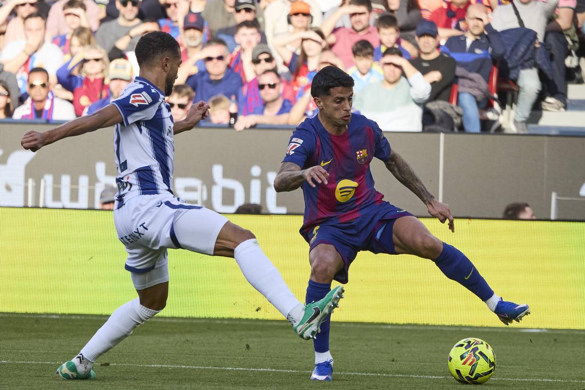 Cancelo tuvo una gran actuación frente al Levante