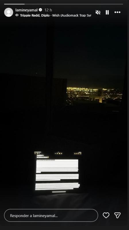 El mensaje de Lamine Yamal en Instagram