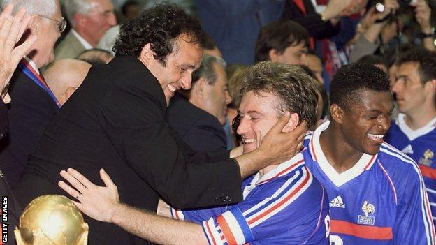 World Cup: Michel Platini claims 'trickery' over 1998 tournament draw - BBC  Sport