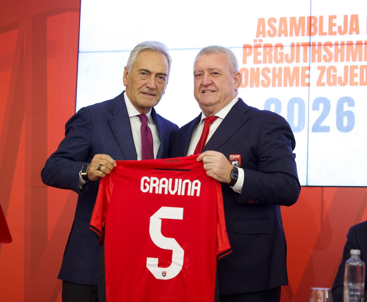 The UEFA Vice President, Gravina: “Today is a day where the foundations are being laid for building a vision for the future of Albanian football” - FSHF