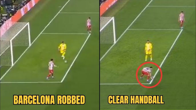 Barcelona Robbed! Atletico's Marc Pubill Controversial Handball vs Barca 😳  | No Penalty | VAR