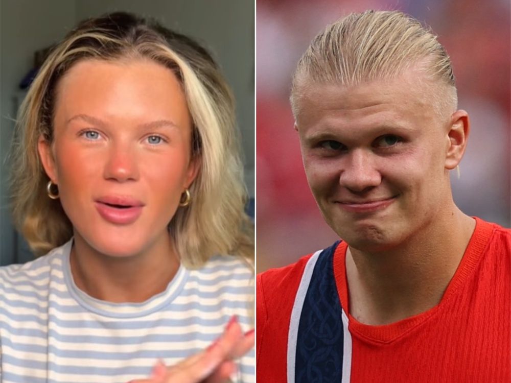 Female Instagram influencer goes viral as Erling Haaland lookalike | Toronto Sun