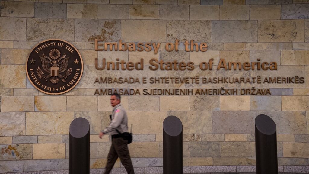 Ndërtesa e Ambasadës amerikane në Prishtinë. Fotografi ilustruese nga arkivi.