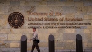 Ndërtesa e Ambasadës amerikane në Prishtinë. Fotografi ilustruese nga arkivi.