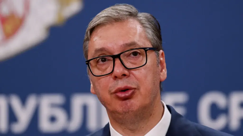 Presidenti i Serbisë, Aleksandar Vuçiq. Fotografi nga arkivi.