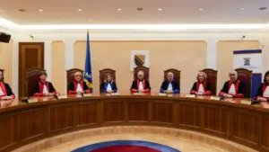 Një seance e Gjykatës Kushtetuese të Bosnje e Hercegovinës. Fotografi nga arkivi.