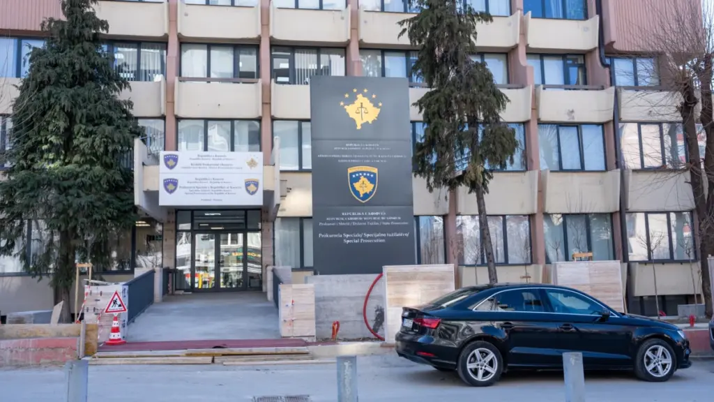 Ndërtesa e Prokurorisë Speciale të Kosovës në Prishtinë.